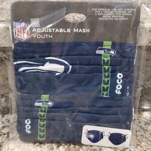 Youth NFL Seattle Seahawks Face Mask one set of 2